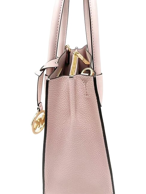 MERCER Bolso de mano con correa para el hombro, de piel. colorete en polvo - Bolsos Mujer