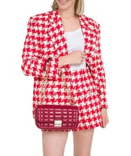 MICHAEL KORS TRIBECA Bolso de hombro de piel rojo - Bolsos Mujer - 2