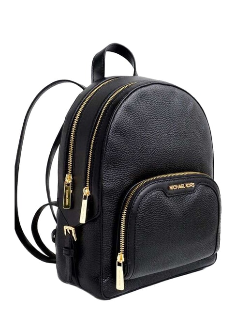 JAYCEE Mochila de cuero negro - Bolsos Mujer