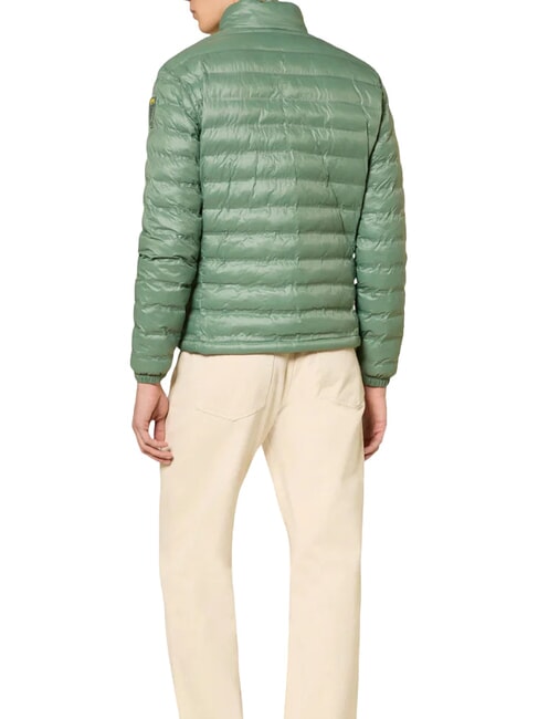 SEWALL Chaqueta corta acolchada de plum&oacute;n, cuello alto verde 60f interior gris 995 - Chaquetas de plumas para hombre