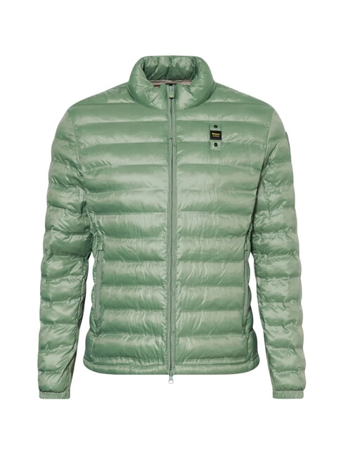 SEWALL Chaqueta corta acolchada de plum&oacute;n, cuello alto verde 60f interior gris 995 - Chaquetas de plumas para hombre