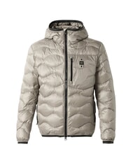 BLAUER WAVE Chaqueta corta acolchada de plumas con capucha. gris brumoso - Chaquetas de plumas para hombre - 3