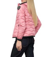 BLAUER CAMELIA Chaqueta corta acolchada de plumas con capucha. rosa 409 - Chaquetas de plumas de mujer - 2