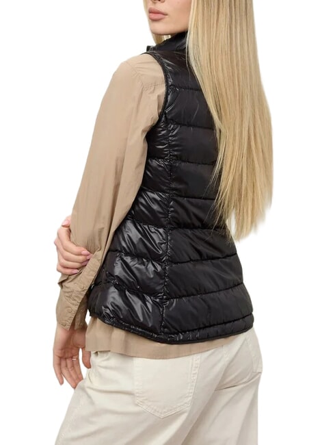 NANCIA Chaqueta de plumas sin mangas Interior negro verde 60i - Chaleco de mujer