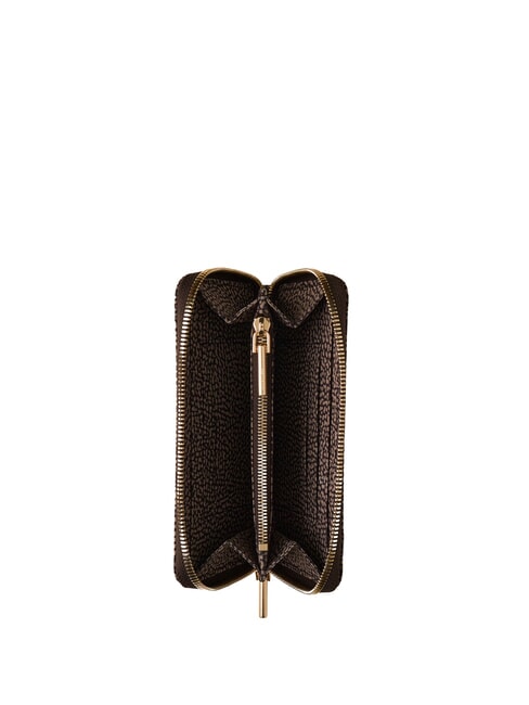 B-CLUB Cartera grande con cremallera. alquitr&aacute;n - Carteras Mujer