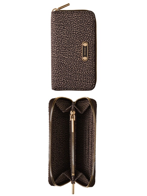 B-CLUB Cartera grande con cremallera. alquitr&aacute;n - Carteras Mujer