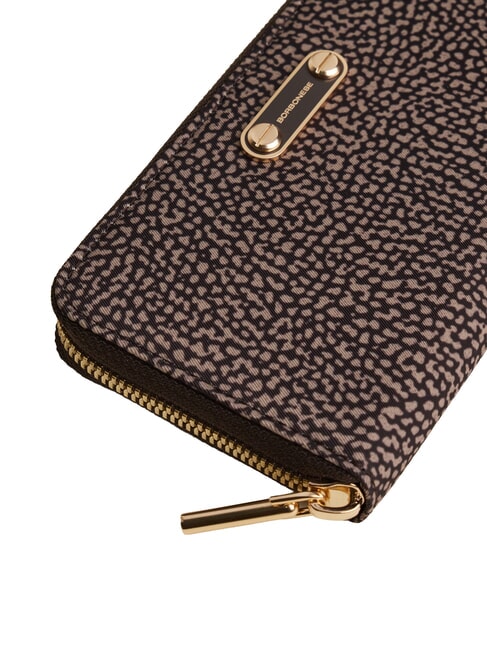 B-CLUB Cartera grande con cremallera. alquitr&aacute;n - Carteras Mujer