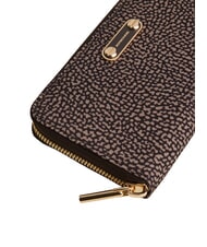 BORBONESE B-CLUB Cartera grande con cremallera. alquitr&aacute;n - Carteras Mujer - 5