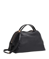 BORBONESE SEXY Bolso de mano con correa para el hombro, de piel. negro - Bolsos Mujer - 2