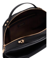 BORBONESE SEXY Bolso de mano con correa para el hombro, de piel. negro - Bolsos Mujer - 4