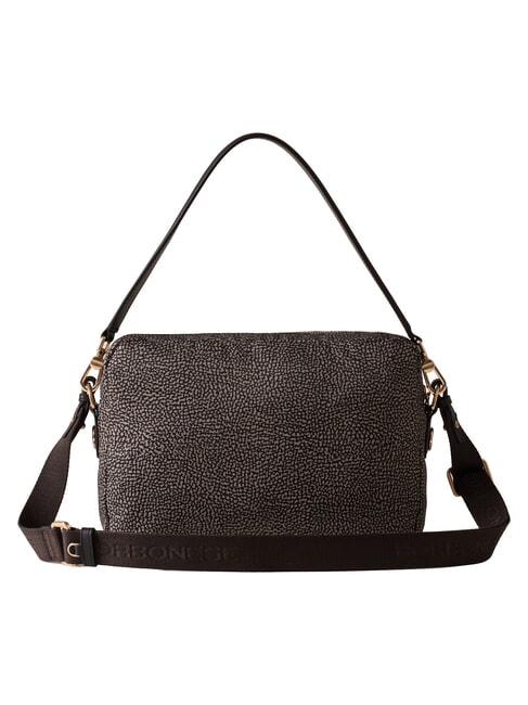 B-CLUB Bolso de hombro con correa para el hombro. alquitr&aacute;n - Bolsos Mujer