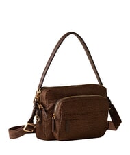 BORBONESE B-CLUB Bolso de hombro con correa para el hombro. casta&ntilde;a - Bolsos Mujer - 2