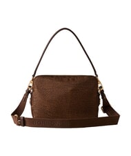 BORBONESE B-CLUB Bolso de hombro con correa para el hombro. casta&ntilde;a - Bolsos Mujer - 3