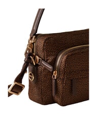 BORBONESE B-CLUB Bolso de hombro con correa para el hombro. casta&ntilde;a - Bolsos Mujer - 4