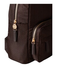 BORBONESE B-CLUB Mochila con bolsillo frontal chocolate - Bolsos Mujer - 4