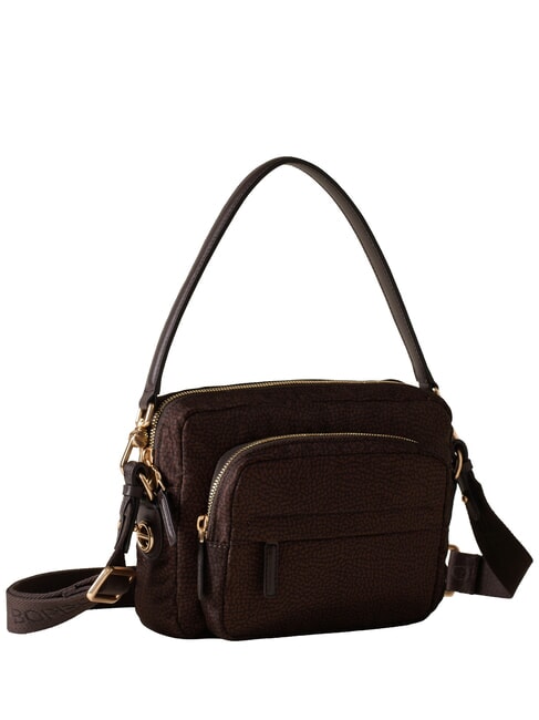 B-CLUB Bolso de hombro con correa para el hombro. chocolate - Bolsos Mujer