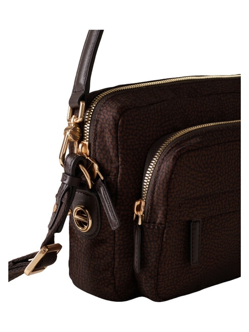 B-CLUB Bolso de hombro con correa para el hombro. chocolate - Bolsos Mujer
