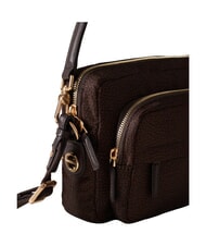 BORBONESE B-CLUB Bolso de hombro con correa para el hombro. chocolate - Bolsos Mujer - 4