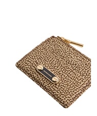 BORBONESE B-CLUB Tarjetero con monedero beige - Carteras Mujer - 3
