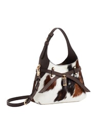 BORBONESE B-HALO Bolso de hombro con correa para el hombro. natural/cacao - Bolsos Mujer - 2