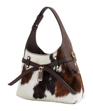 BORBONESE B-HALO Bolso de hombro con correa para el hombro. natural/cacao - Bolsos Mujer - 5