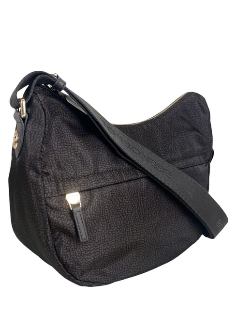 B-CLUB Bolso de hombro chocolate - Bolsos Mujer