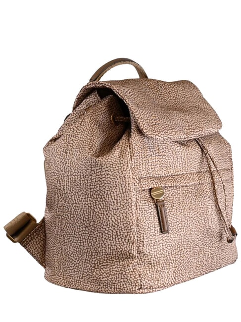 B-CLUB Mochila con bolsillo frontal beiger yegua - Bolsos Mujer