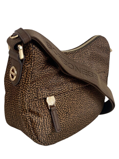 B-CLUB Bolso de hombro casta&ntilde;a - Bolsos Mujer