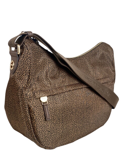 B-CLUB Bolso de hombro casta&ntilde;a - Bolsos Mujer