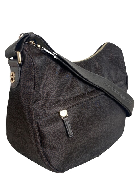 B-CLUB Bolso de hombro chocolate - Bolsos Mujer