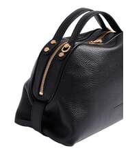 BORBONESE SEXY Bolso de mano con correa para el hombro, de piel. negro - Bolsos Mujer - 3