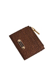 BORBONESE B-CLUB Tarjetero con monedero casta&ntilde;a - Carteras Mujer - 4