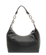 LIUJO FAIZA Bolso de hombro de piel negro/acero - Bolsos Mujer - 3