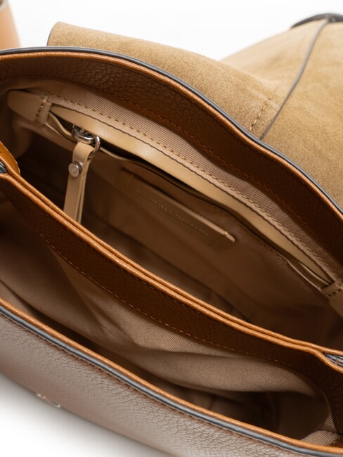 HELENA ROUND Bolso de hombro con correa para el hombro. nueces - Bolsos Mujer