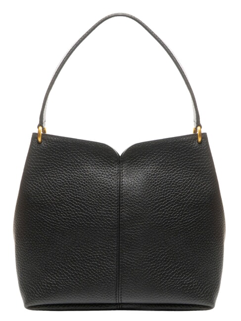 SANDRA Bolso bandolera con correa para el hombro, de piel. negro - Bolsos Mujer
