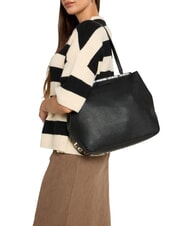 LOVE MOSCHINO JEWEL CROCO Bolsa de compras, bolso de hombro negro - Bolsos Mujer - 2