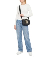 LOVE MOSCHINO LOVEBUG Minibolso de hombro negro - Bolsos Mujer - 2