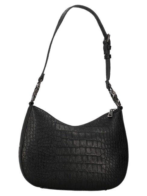 JEWEL CROCO Bolso de hombro ajustable negro - Bolsos Mujer