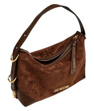 LOVE MOSCHINO SIGNATURE ZIP Bolso de hombro ajustable marr&oacute;n/marr&oacute;n - Bolsos Mujer - 5