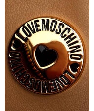 LOVE MOSCHINO SIGNATURE ZIP Bolso de hombro ajustable marr&oacute;n/marr&oacute;n - Bolsos Mujer - 6
