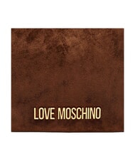 LOVE MOSCHINO SIGNATURE ZIP Bolso de hombro ajustable marr&oacute;n/marr&oacute;n - Bolsos Mujer - 7