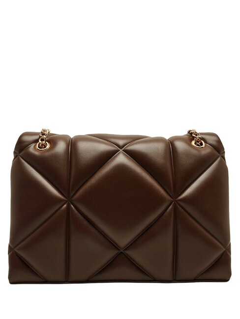 EMBOSSED QUILTED Bolso de hombro acolchado marr&oacute;n - Bolsos Mujer