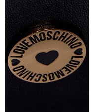 LOVE MOSCHINO EMBOSSED QUILTED Mochila acolchada negro - Bolsos Mujer - 4