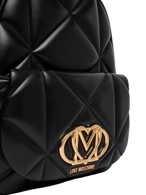 EMBOSSED QUILTED Mochila acolchada negro - Bolsos Mujer