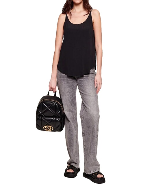 EMBOSSED QUILTED Mochila acolchada negro - Bolsos Mujer