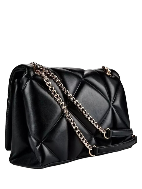 EMBOSSED QUILTED Bolso de hombro acolchado negro - Bolsos Mujer