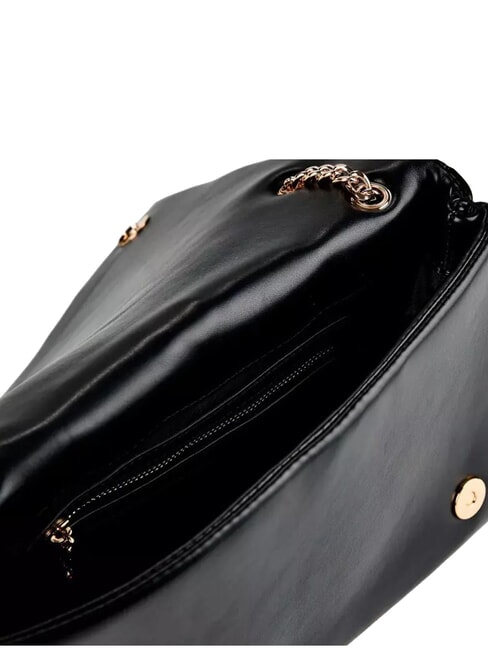 EMBOSSED QUILTED Bolso de hombro acolchado negro - Bolsos Mujer