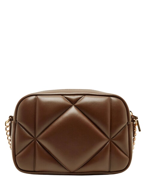 EMBOSSED QUILTED Mini bolso de hombro acolchado marr&oacute;n - Bolsos Mujer