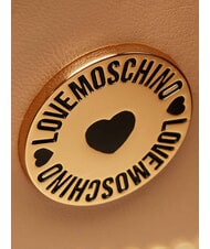 LOVE MOSCHINO EMBOSSED QUILTED Mini bolso de hombro acolchado marr&oacute;n - Bolsos Mujer - 6