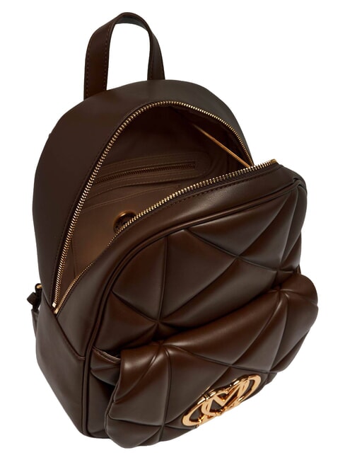 EMBOSSED QUILTED Mochila acolchada marr&oacute;n - Bolsos Mujer